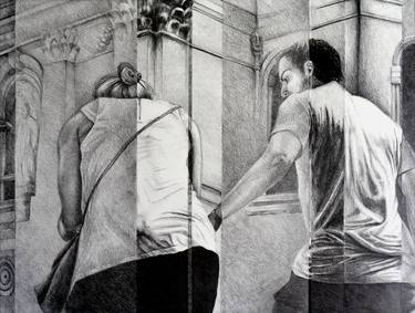 Original Realism People Drawings by Oana Rinaldi