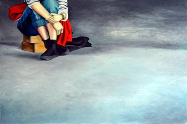 Original Realism People Paintings by Oana Rinaldi