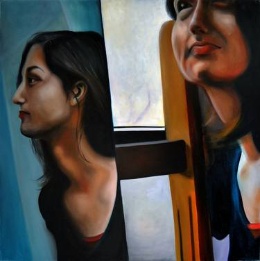 Original Realism People Paintings by Oana Rinaldi