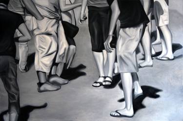 Original Realism People Paintings by Oana Rinaldi