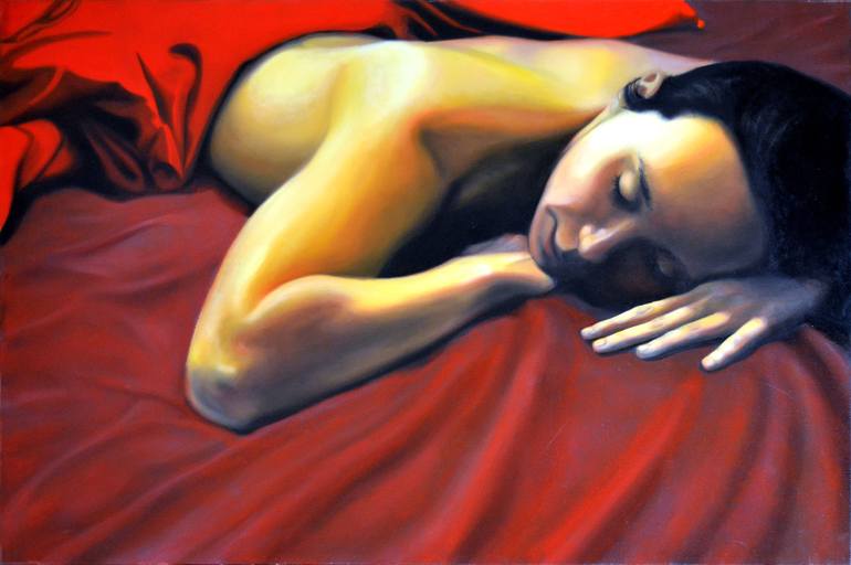 Deep sleep Painting by Oana Rinaldi | 