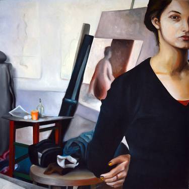 Original Realism People Paintings by Oana Rinaldi