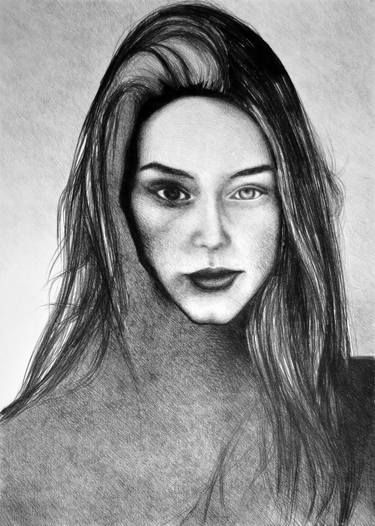 Original Realism People Drawings by Oana Rinaldi