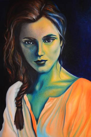 Print of Realism Portrait Paintings by Oana Rinaldi