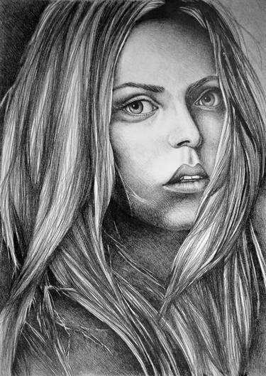 Original Realism People Drawings by Oana Rinaldi