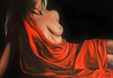 Print of Realism Nude Paintings by Oana Rinaldi