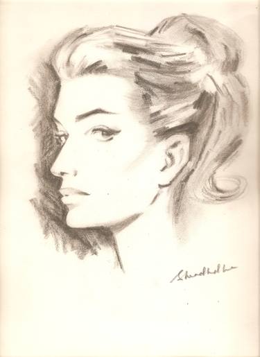 Original Portrait Drawing by Shradhdha Shah