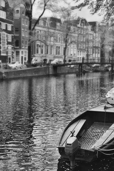 " Boat in Amsterdam " - Limited Edition of 25 thumb