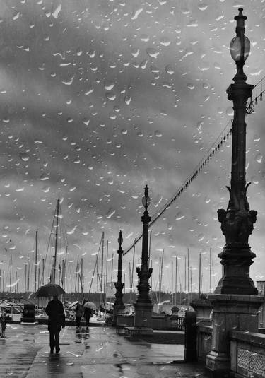 " Rainy promenade. Geneva " - Limited Edition of 15 thumb