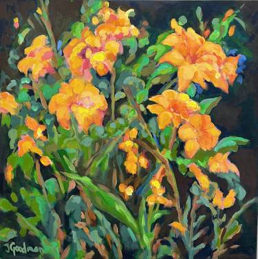 Original Contemporary Floral Paintings by Jane Goodman