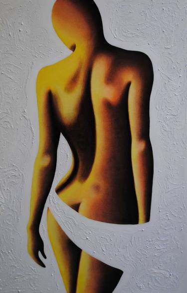 Original Figurative Body Painting by Irene Salvatori