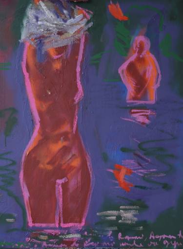 Print of Fine Art Nude Paintings by Maksym Mazur