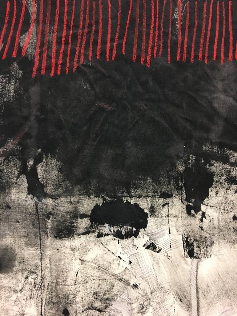 Original Abstract Expressionism Abstract Painting by Monica Perez