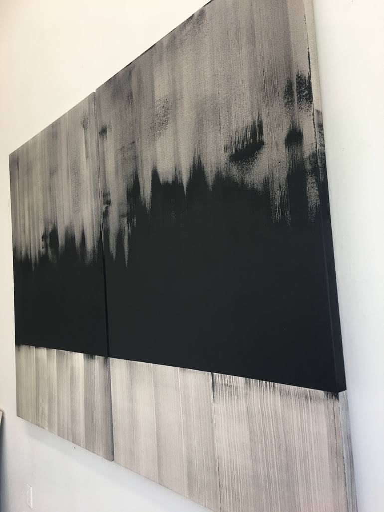 Original Abstract Expressionism Abstract Painting by Monica Perez