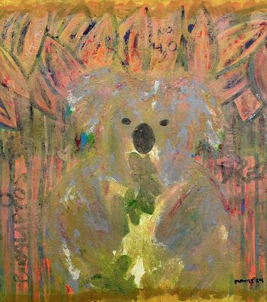 Original Abstract Animal Painting by Alexandra Moreno