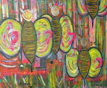 Original Abstract Animal Painting by Maria Alexandra Moreno