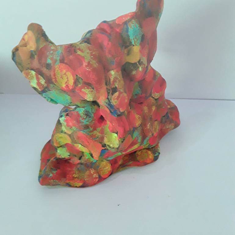 Original Figurative Animal Sculpture by Ma Alexandra Moreno
