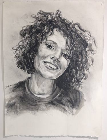 Print of Portrait Drawings by Holly Clements