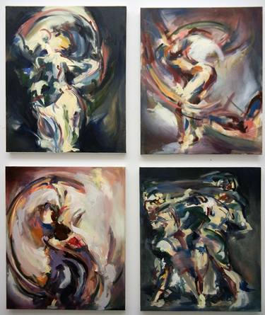 Original Expressionism Abstract Painting by Holly Clements