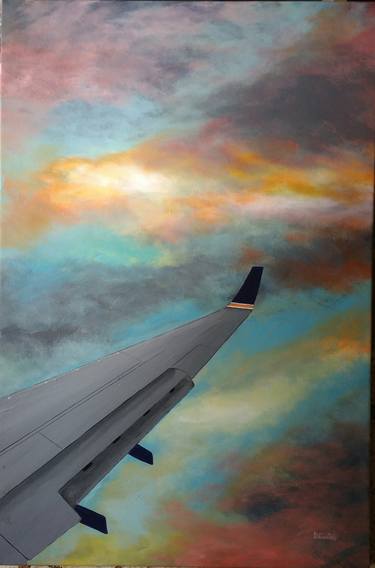 Print of Expressionism Aeroplane Paintings by Deepraj Vedpathak