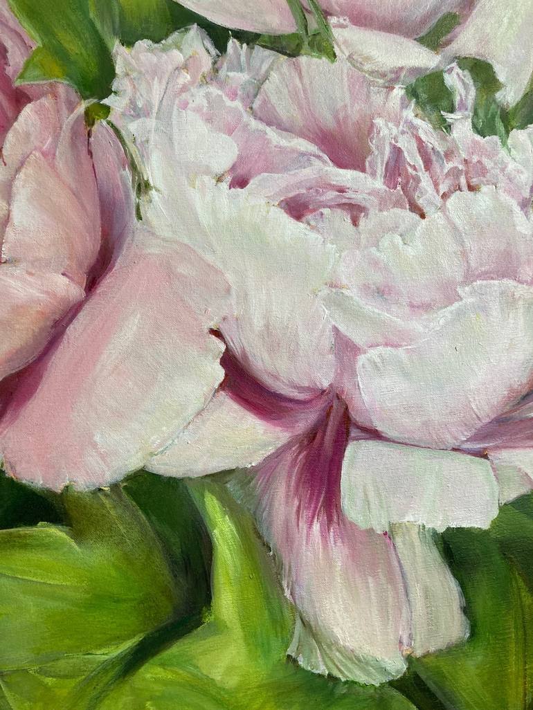 Original Fine Art Floral Painting by Leith Ridley