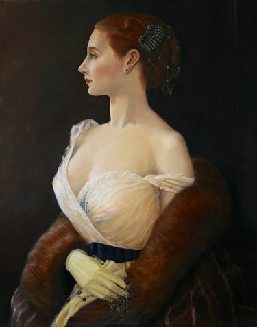 Original Portraiture Women Paintings by Leith Ridley