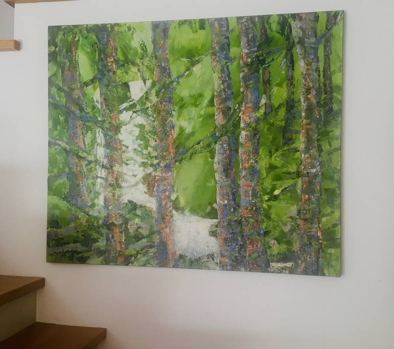 Original Impressionism Nature Painting by Leith Ridley