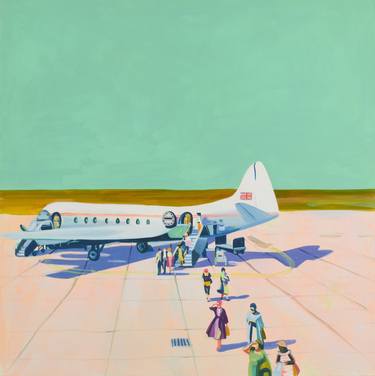 Original Documentary Transportation Paintings by Ruth Mulvie
