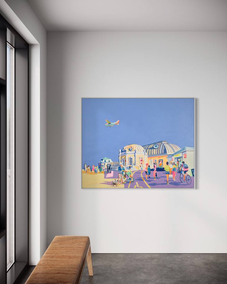 Original Contemporary Architecture Painting by Ruth Mulvie