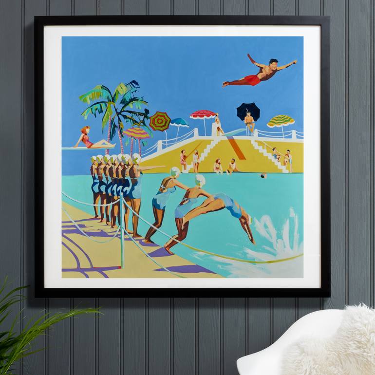 Original Figurative People Mixed Media by Ruth Mulvie