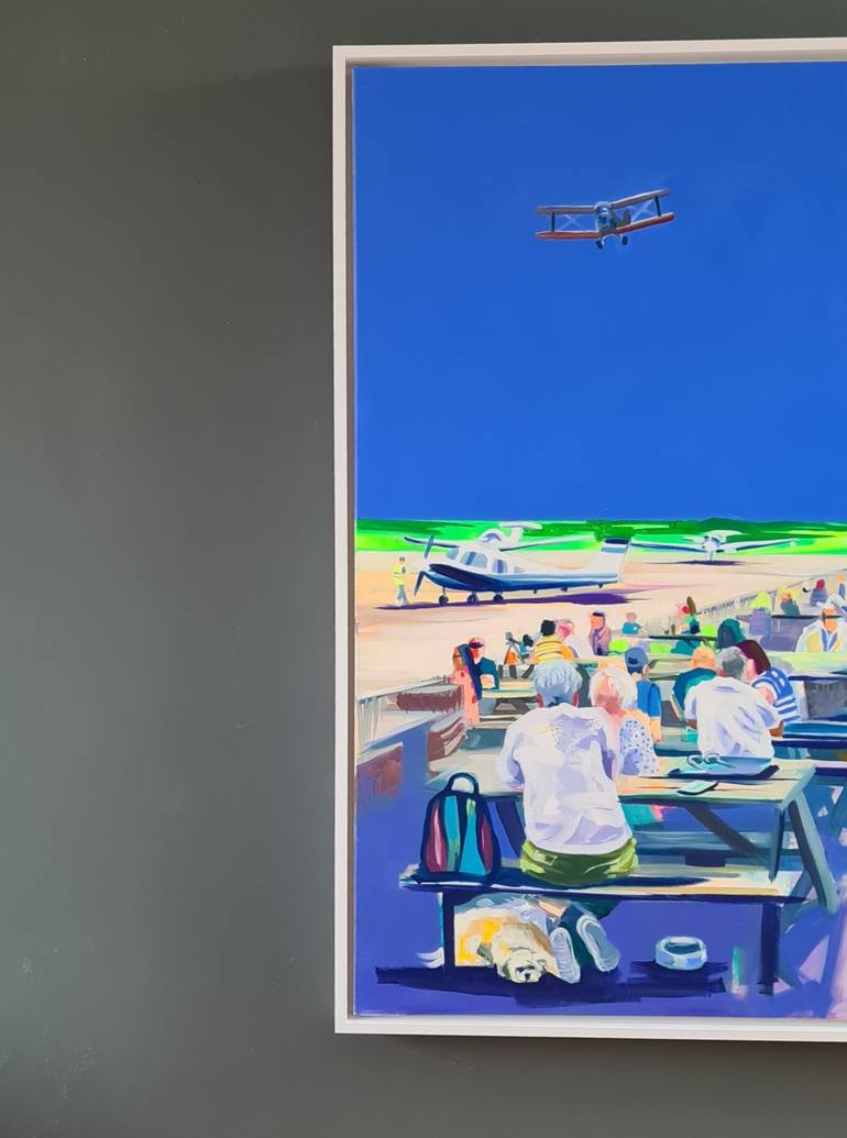 Original Aeroplane Painting by Ruth Mulvie