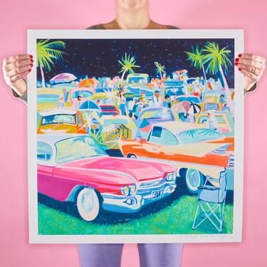 Saatchi Art Artist Ruth Mulvie; New-Media, “Lost at the Drive In Limited Edition Print” #art