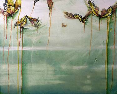 Original Abstract Nature Paintings by Mel Sarbey