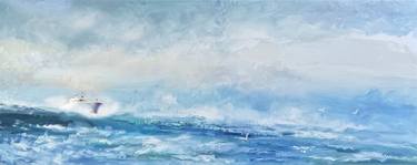 Original Expressionism Seascape Paintings by Richard FA White