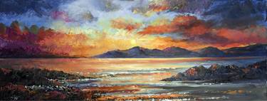 Print of Expressionism Seascape Paintings by Richard FA White