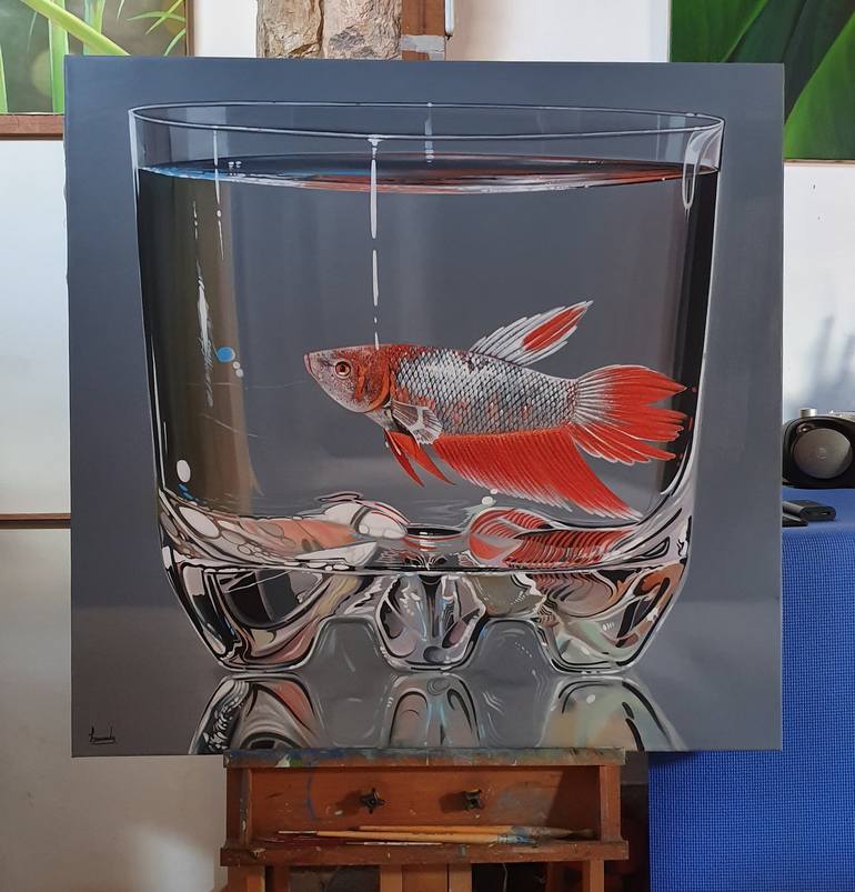 Original Fish Painting by Nuno Fernandes