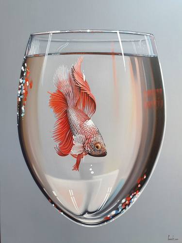 Original Figurative Fish Paintings by Nuno Fernandes