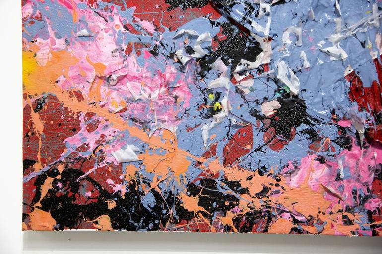Original Abstract Expressionism Abstract Painting by Kenny Nguyen