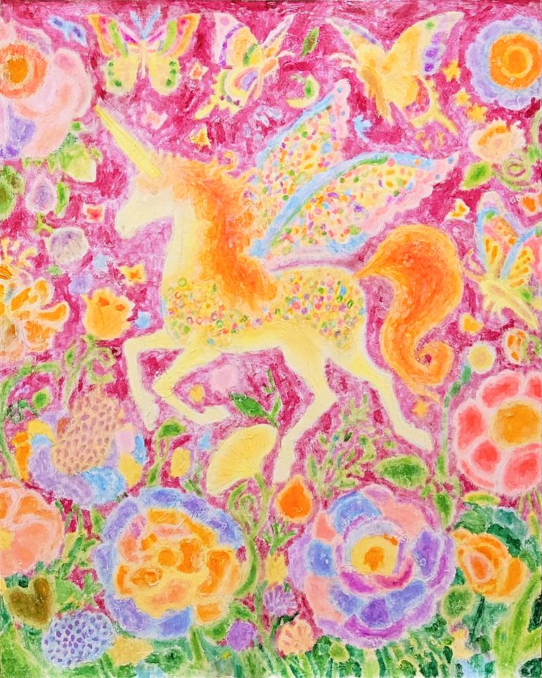 Original Surrealism Fantasy Painting by Chloe Moon
