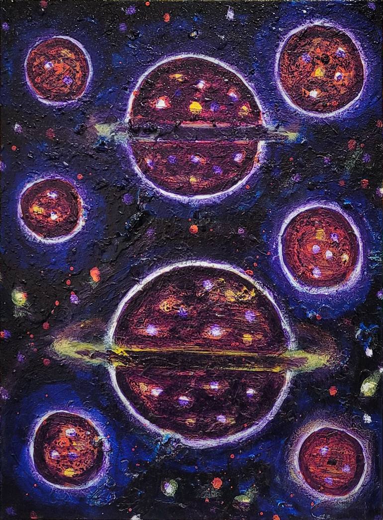 Original Surrealism Fantasy Painting by Chloe Moon