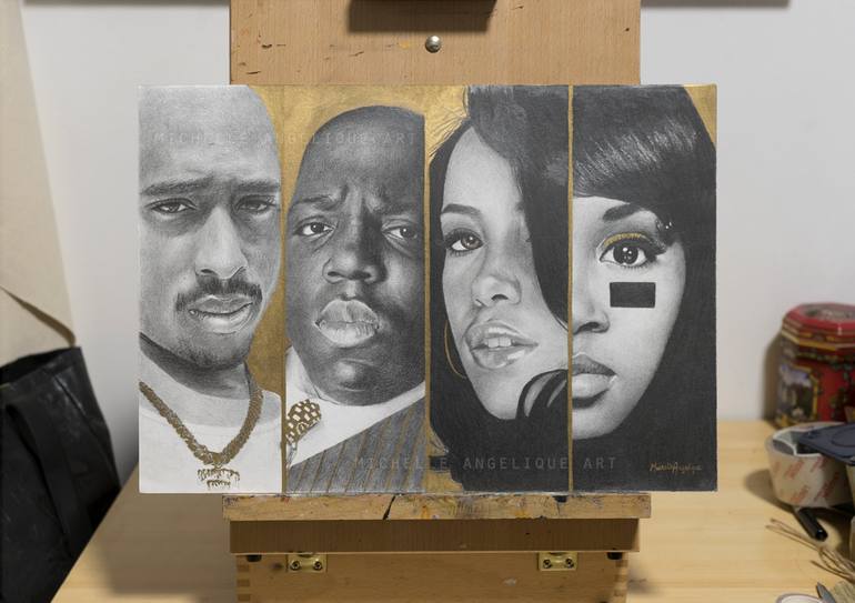 Original Portraiture Pop Culture/Celebrity Drawing by Michelle Angelique