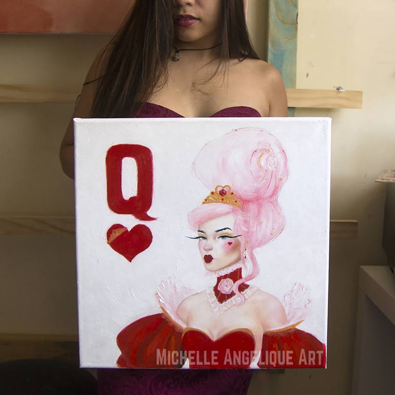 Original Portraiture Portrait Painting by Michelle Angelique