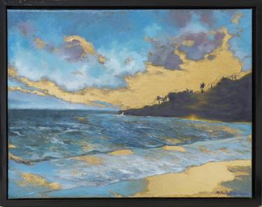 Original Figurative Beach Paintings by Michelle Angelique