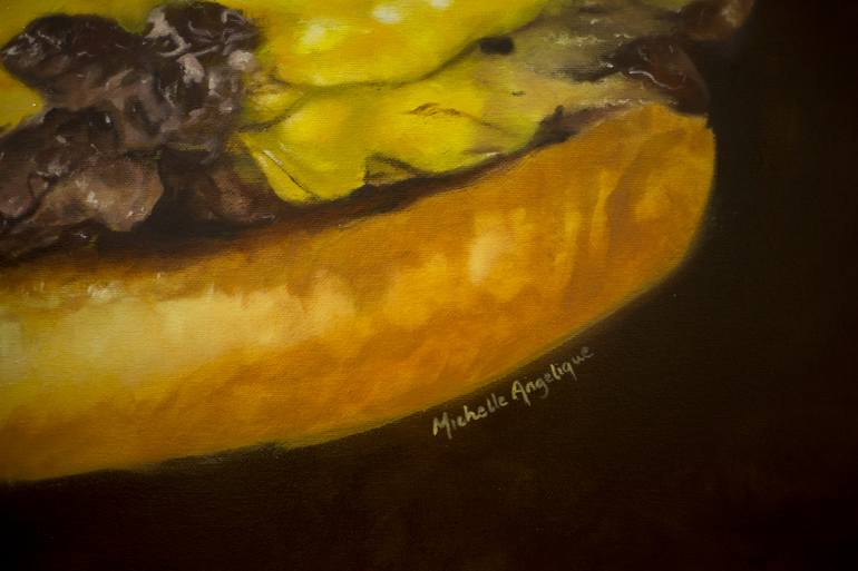 Original Figurative Food Painting by Michelle Angelique