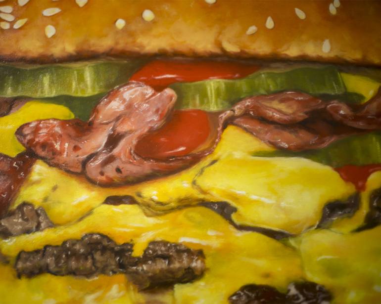 Original Figurative Food Painting by Michelle Angelique