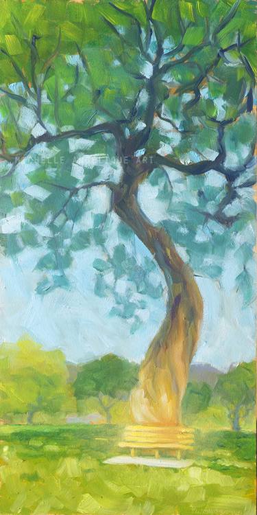 Original Figurative Tree Paintings by Michelle Angelique