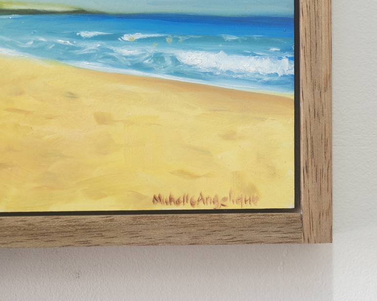 Original Figurative Beach Painting by Michelle Angelique