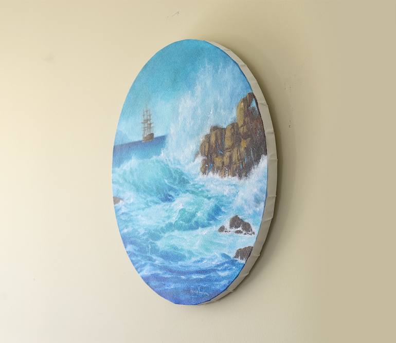 Original Realism Seascape Painting by Michelle Angelique
