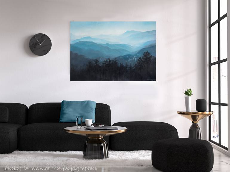 Original Abstract Landscape Painting by Michelle Angelique