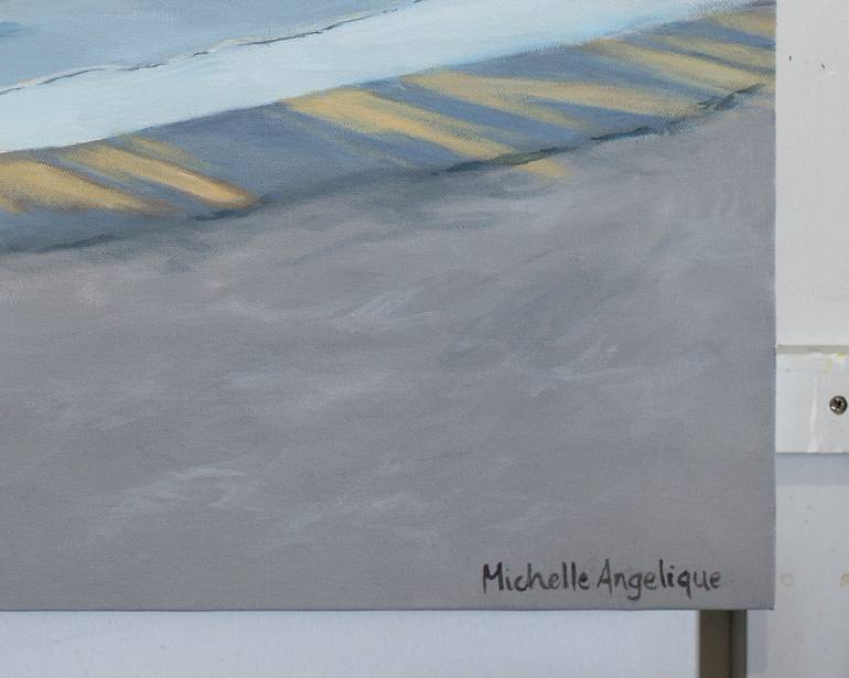 Original Impressionism Beach Painting by Michelle Angelique